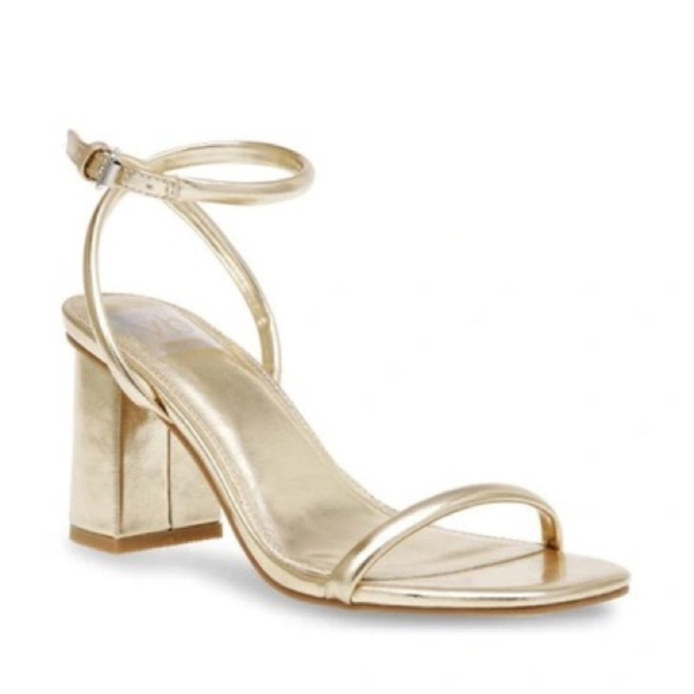 Dolce Vita Hydee Heeled Sandal Gold Size 7